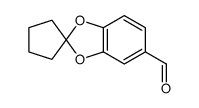 spiro[1,3-benzodioxole-2,1'-cyclopentane]-5-carbaldehyde Structure