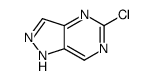 5-氯-1H-吡唑并[4,3-d]嘧啶结构式