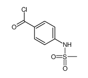 4-(methanesulfonamido)benzoyl chloride Structure