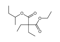 Diethylmalonic acid 1-ethyl 3-isobutyl ester structure