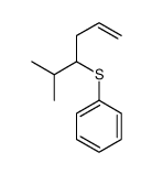 2-methylhex-5-en-3-ylsulfanylbenzene Structure