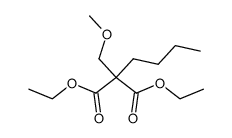 butyl-methoxymethyl-malonic acid diethyl ester Structure