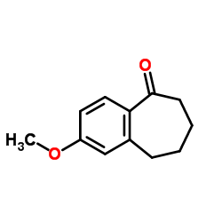2-Methoxy-6,7,8,9-tetrahydrobenzocyclohepten-5-one structure