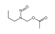 N-NITROSO-N-(ACETOXYMETHYL)PROPYLAMINE结构式