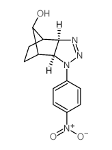 1-(4-nitro-phenyl)-3a,4,5,6,7,7a-hexahydro-1H-4,7-methano-benzo[1,2,3]triazol-8-ol结构式