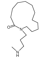 1-[3-(Methylamino)propyl]azacyclotridecan-2-one结构式