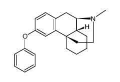 3-phenoxy-N-methylmorphinan结构式