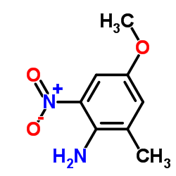 2-Methyl-6-nitro-p-anisidine Structure