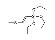 triethoxy(2-trimethylsilylethenyl)silane结构式