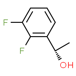 Benzenemethanol, 2,3-difluoro-alpha-methyl-, (alphaS)- (9CI) structure