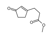 methyl 3-(3-oxocyclopenten-1-yl)propanoate结构式