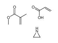 aziridine,methyl 2-methylprop-2-enoate,prop-2-enoic acid Structure