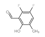 2,3-Difluoro-6-Hydroxy-5-Methylbenzaldehyde96结构式