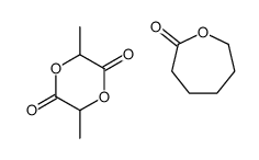 3,6-dimethyl-1,4-dioxane-2,5-dione,oxepan-2-one结构式