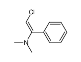 chloro-2 dimethylamino-1 phenyl-1 ethylene结构式