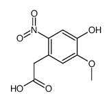 (4-hydroxy-5-methoxy-2-nitro-phenyl)-acetic acid Structure