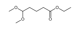 ethyl 5,5-dimethoxypentanoate Structure