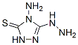 4-amino-5-hydrazinyl-2H-1,2,4-triazole-3-thione结构式