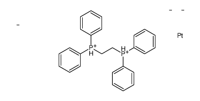 carbanide,2-diphenylphosphaniumylethyl(diphenyl)phosphanium,platinum monohydride结构式