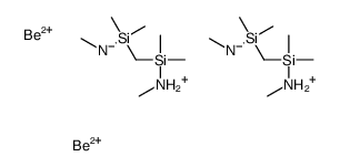 diberyllium,[[dimethyl-(methylazaniumyl)silyl]methyl-dimethylsilyl]-methylazanide结构式