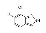 6,7-二氯-1H-吲唑结构式