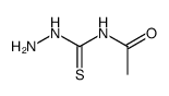 1-acetylthiosemicarbazide Structure