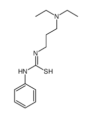 1-[3-(diethylamino)propyl]-3-phenylthiourea结构式