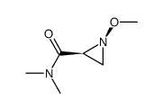 2-Aziridinecarboxamide,1-methoxy-N,N-dimethyl-,cis-(9CI)结构式