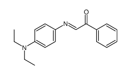 2-[4-(diethylamino)phenyl]imino-1-phenylethanone结构式