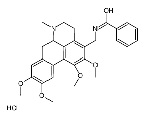 N-[(1,2,9,10-Tetramethoxy-6aα-aporphin-3-yl)methyl]benzamide hydrochloride picture