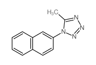 1H-Tetrazole,5-methyl-1-(2-naphthalenyl)- structure