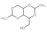 (4,9-dimethyl-3,5,8,10-tetraoxabicyclo[4.4.0]dec-2-yl)methanol结构式