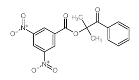 (2-methyl-1-oxo-1-phenyl-propan-2-yl) 3,5-dinitrobenzoate picture