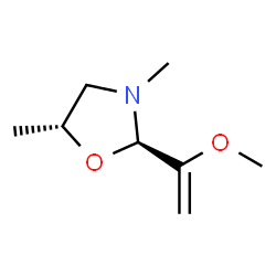 Oxazolidine, 2-(1-methoxyethenyl)-3,5-dimethyl-, (2R,5R)-rel- (9CI)结构式
