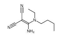 2-[amino-[butyl(ethyl)amino]methylidene]propanedinitrile结构式