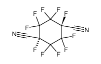 trans-decafluorocyclohexane-1,4-dicarbonitrile Structure