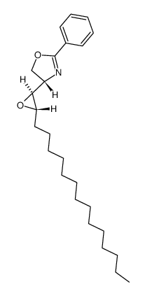 2-phenyl-4-(S)-[(1R,2S)-1,2-epoxyhexadecyl]-1,3-oxazoline Structure