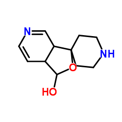 螺[呋喃并[3,4-c]吡啶-3(1H),4’-哌啶]-1-酮结构式