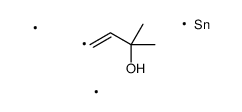 2-methyl-4-trimethylstannylbut-3-en-2-ol结构式