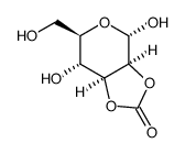 2,3-O-羰基-alpha-d-吡喃甘露糖结构式