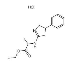 ethyl (3-phenyl-3,4-dihydro-2H-pyrrol-5-yl)alaninate hydrochloride Structure