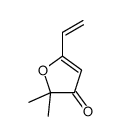 5-ethenyl-2,2-dimethylfuran-3-one结构式