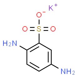 2,5-Diaminobenzenesulfonic acid potassium salt structure