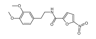 N-[2-(3,4-dimethoxyphenyl)ethyl]-5-nitrofuran-2-carboxamide结构式