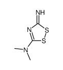 3H-1,2,4-Dithiazol-5-amine,3-imino-N,N-dimethyl-(9CI)结构式