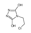 4-(2-chloroethyl)-1,2,4-triazolidine-3,5-dione Structure