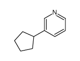 3-cyclopentylpyridine结构式