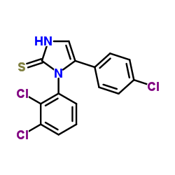 5-(4-chlorophenyl)-1-(2,3-dichlorophenyl)-1H-imidazole-2-thiol图片