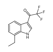 1-(7-ethyl-1H-indol-3-yl)-2,2,2-trifluoroethan-1-one结构式