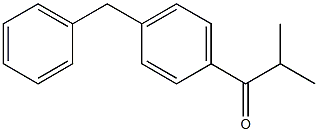 1-(4-benzylphenyl)-2-methylpropan-1-one Structure